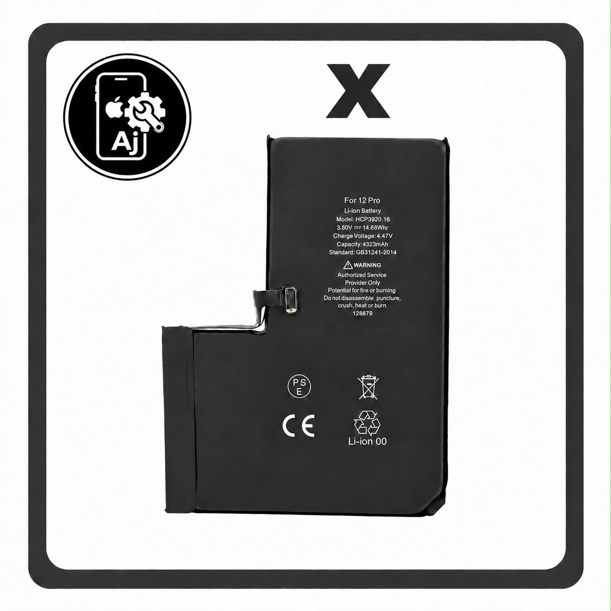 Battery for iPhone X — AJ Cell