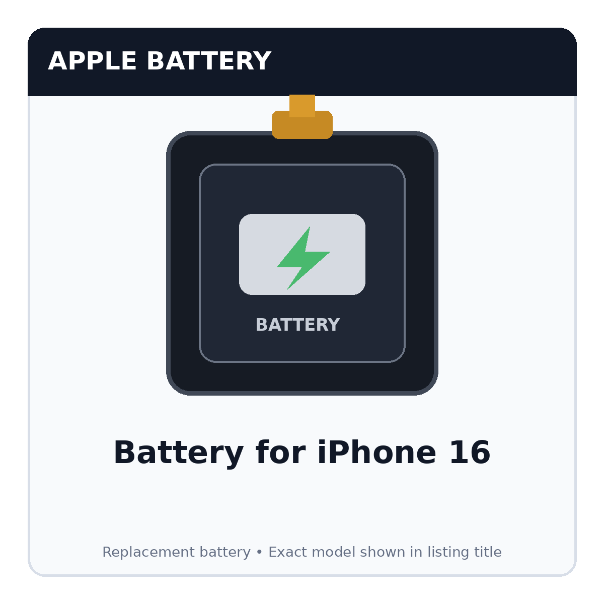 Battery for iPhone 16