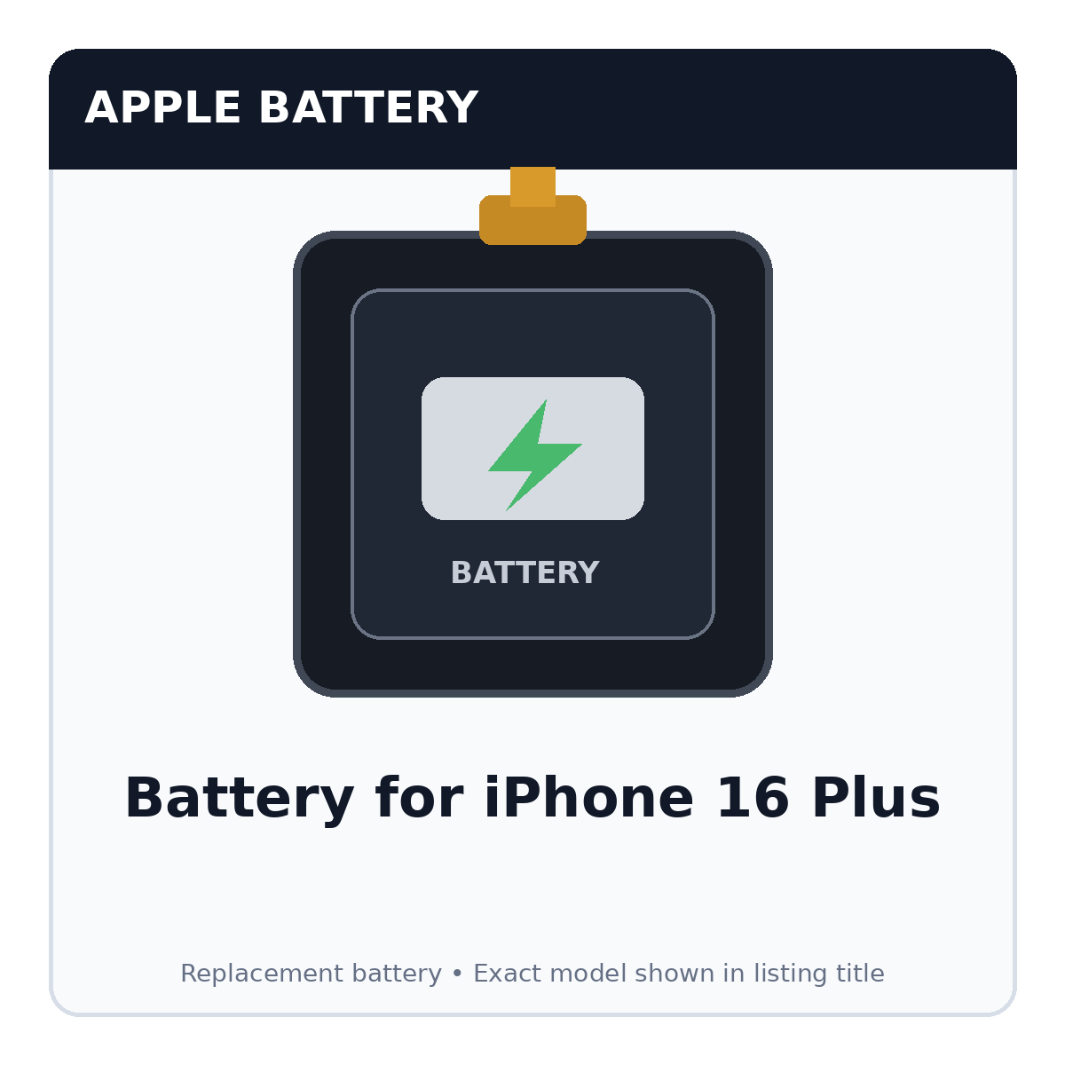 Battery for iPhone 16 Plus