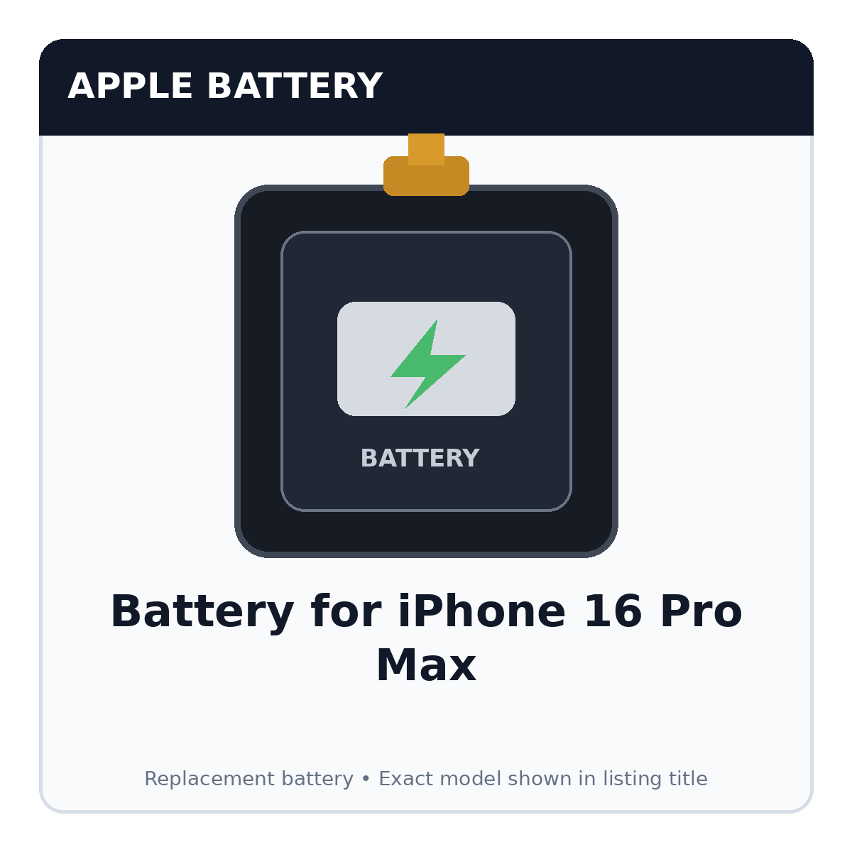 Battery for iPhone 16 Pro Max