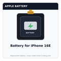 Battery for iPhone 16E