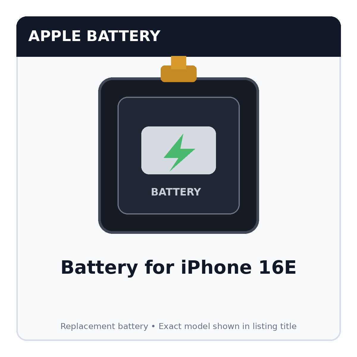 Battery for iPhone 16E