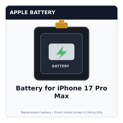 Battery for iPhone 17 Pro Max