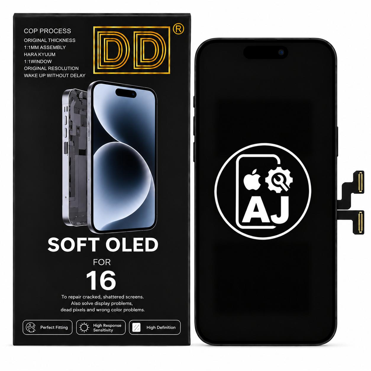 DD Soft OLED screen for iPhone 16