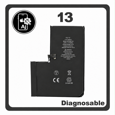 Diagnostic Battery for iPhone 13 — AJ Cell Diagnosable