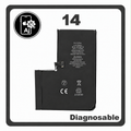 Diagnostic Battery for iPhone 14 — AJ Cell Diagnosable