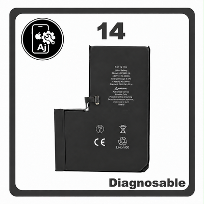 Diagnostic Battery for iPhone 14 — AJ Cell Diagnosable