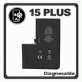 Diagnostic Battery for iPhone 15 Plus — AJ Cell Diagnosable