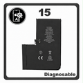 Diagnostic Battery for iPhone 15 — AJ Cell Diagnosable