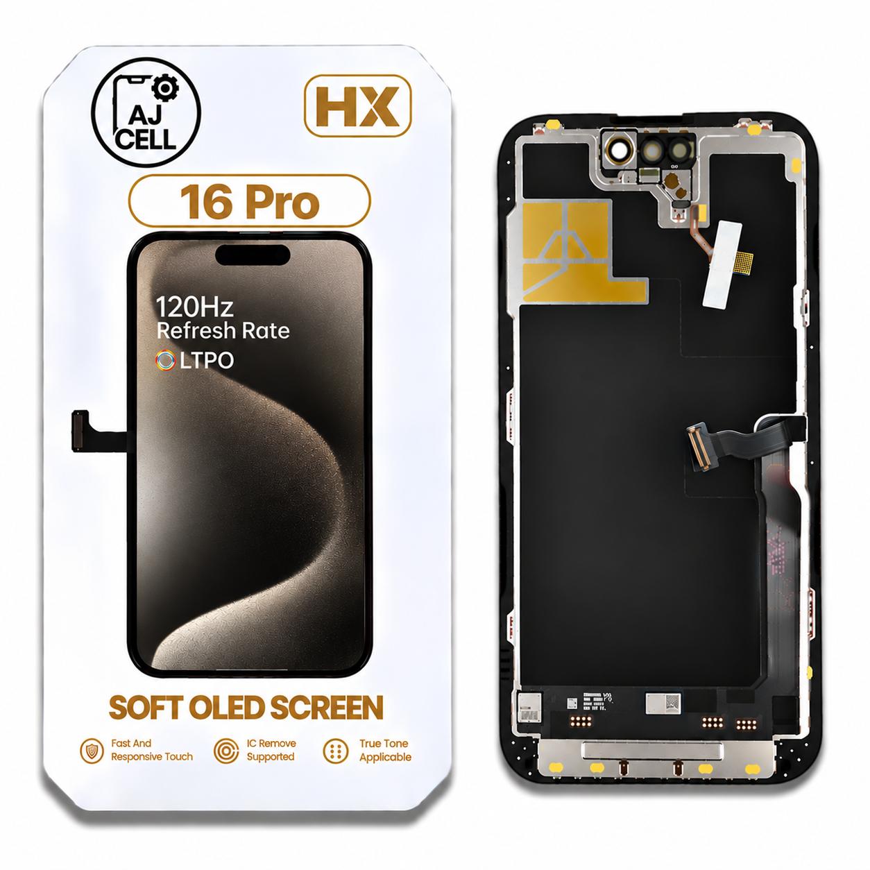 OLED Screen for iPhone 16 Pro - LTPO OLED 120Hz (HX)