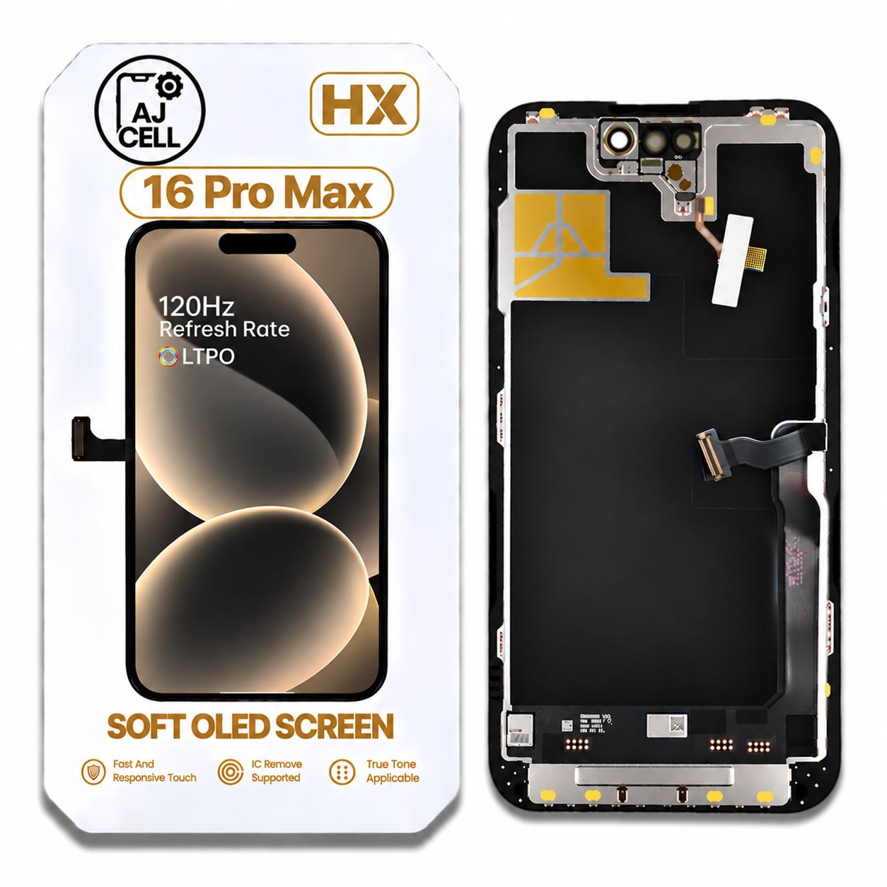 OLED Screen for iPhone 16 Pro Max - LTPO OLED 120Hz (HX)
