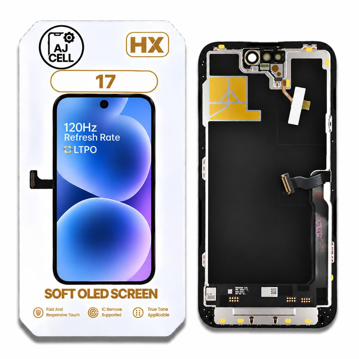OLED Screen for iPhone 17 - LTPO OLED 120Hz (HX)