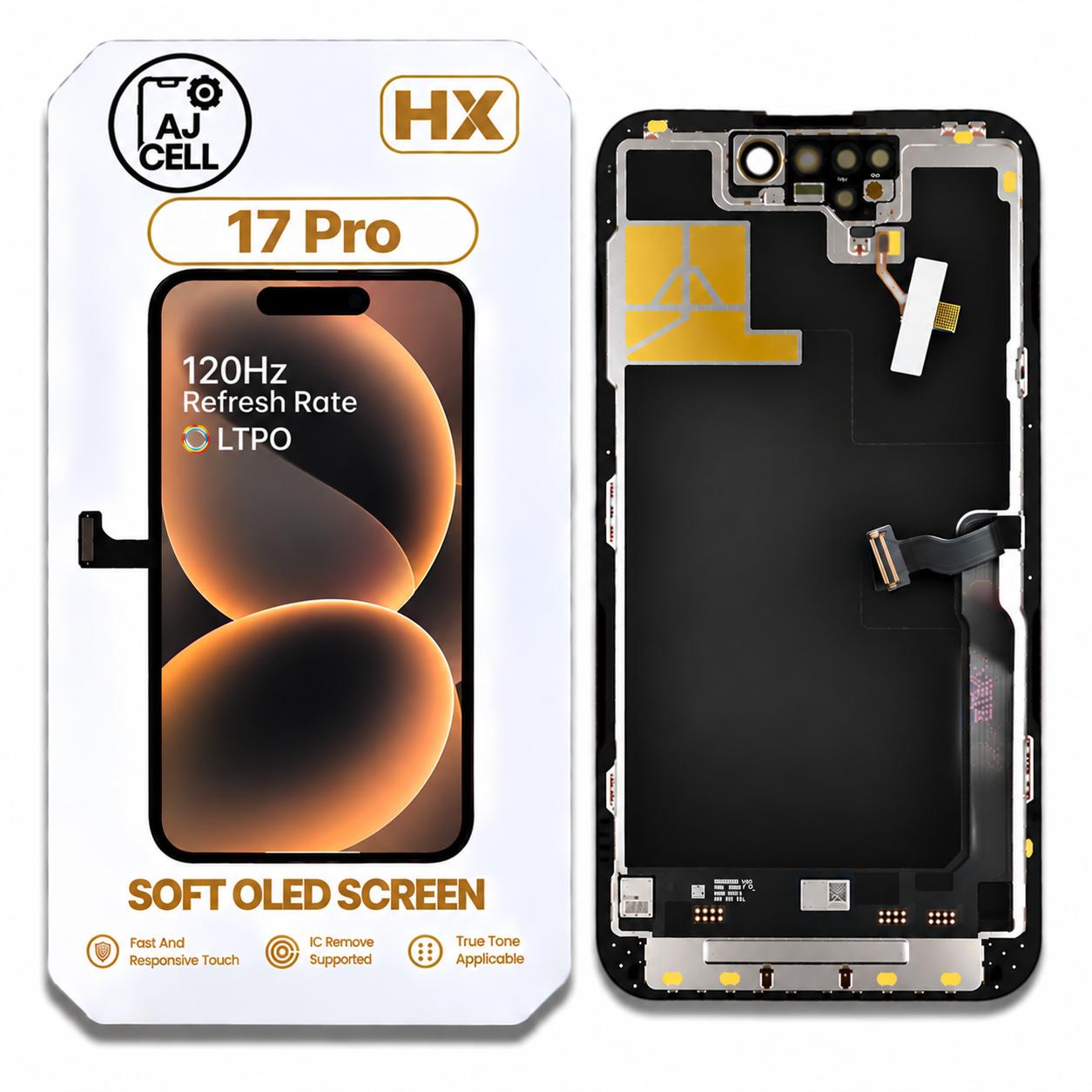 OLED Screen for iPhone 17 Pro - LTPO OLED 120Hz (HX)