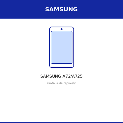 Samsung Galaxy A72 A725 INCELL replacement screen