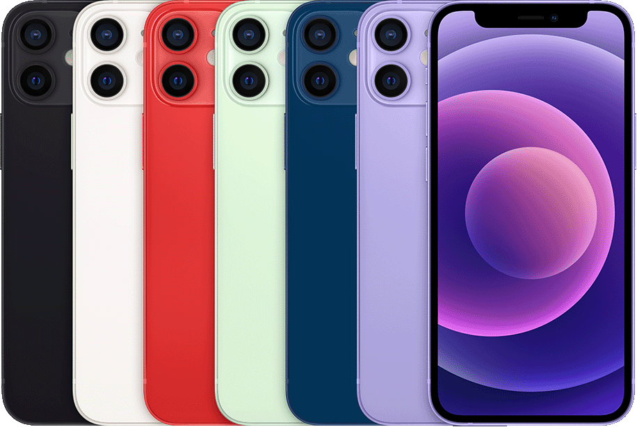 iPhone 12 mini colour reference
