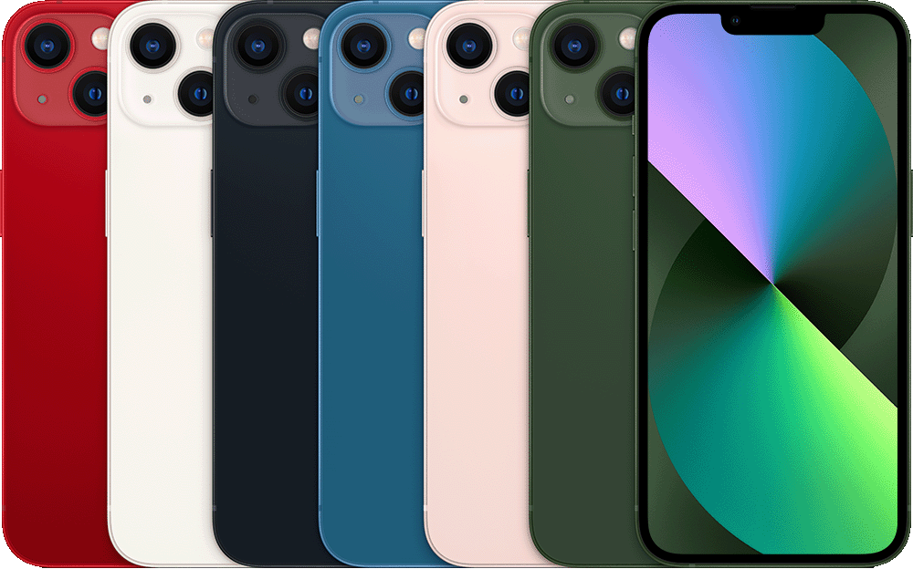 iPhone 13 colour reference