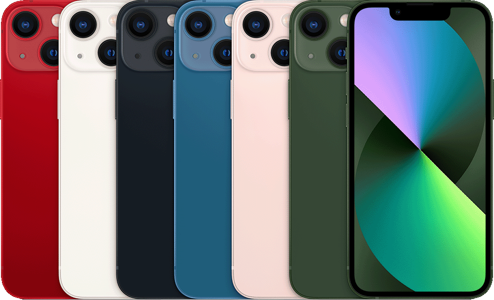 iPhone 13 mini colour reference