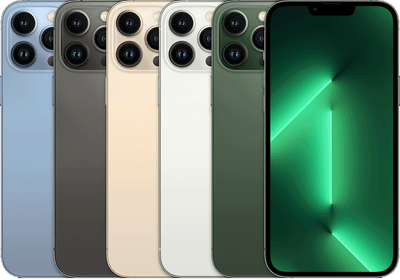 iPhone 13 Pro Max colour reference