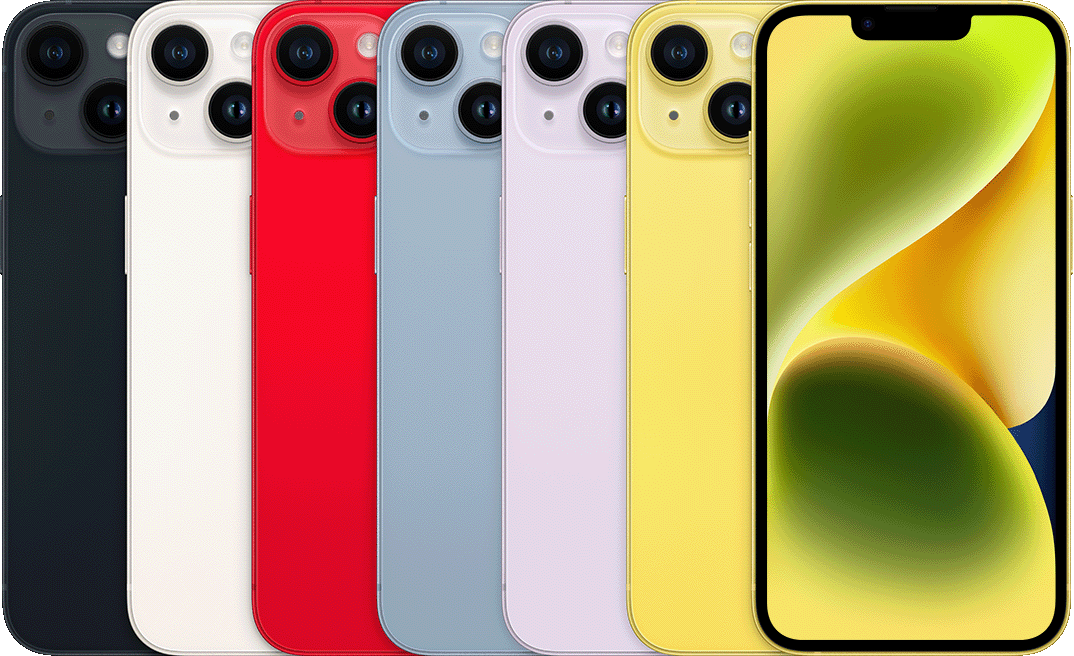 iPhone 14 colour reference