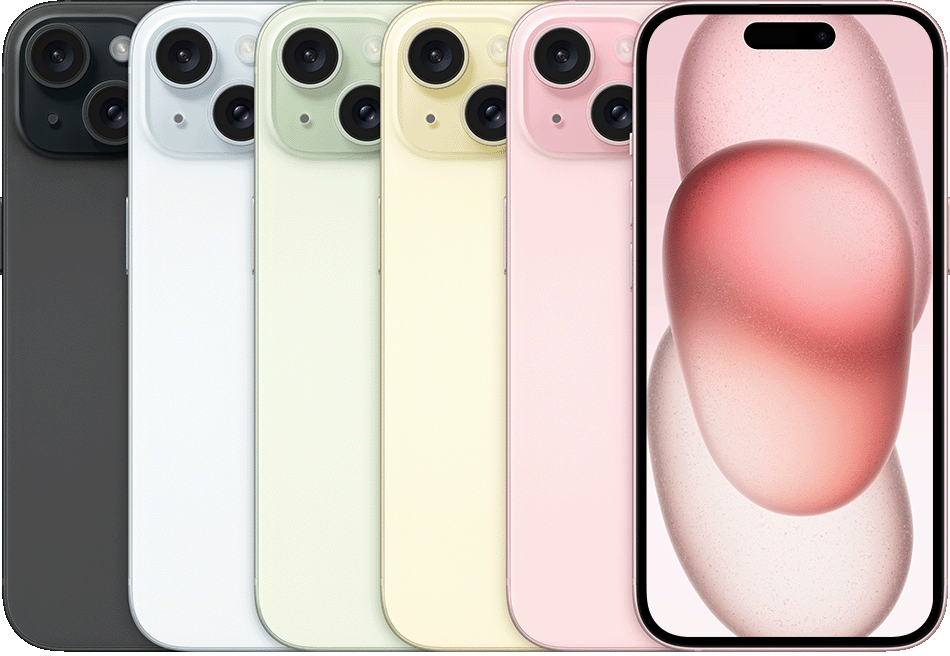 iPhone 15 colour reference