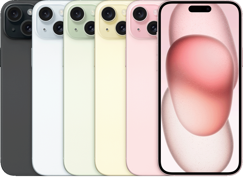 iPhone 15 Plus colour reference