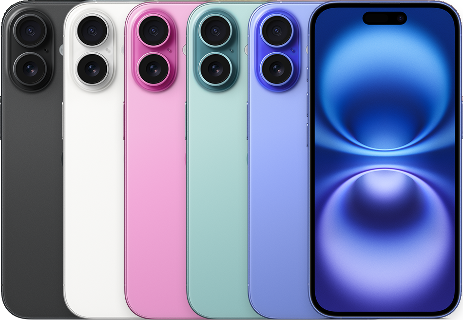iPhone 16 colour reference
