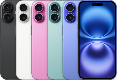 iPhone 16 colour reference