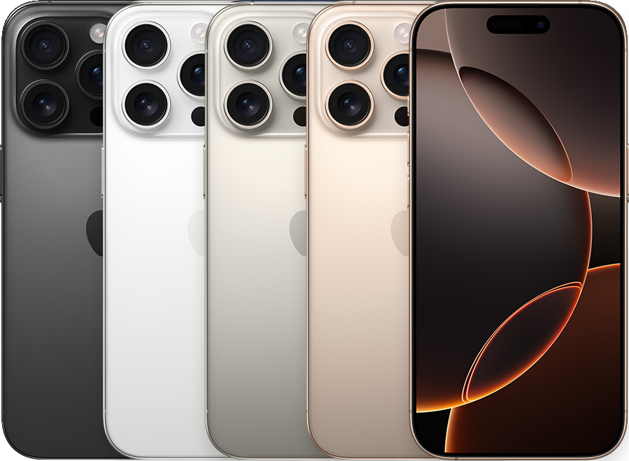 iPhone 16 Pro colour reference