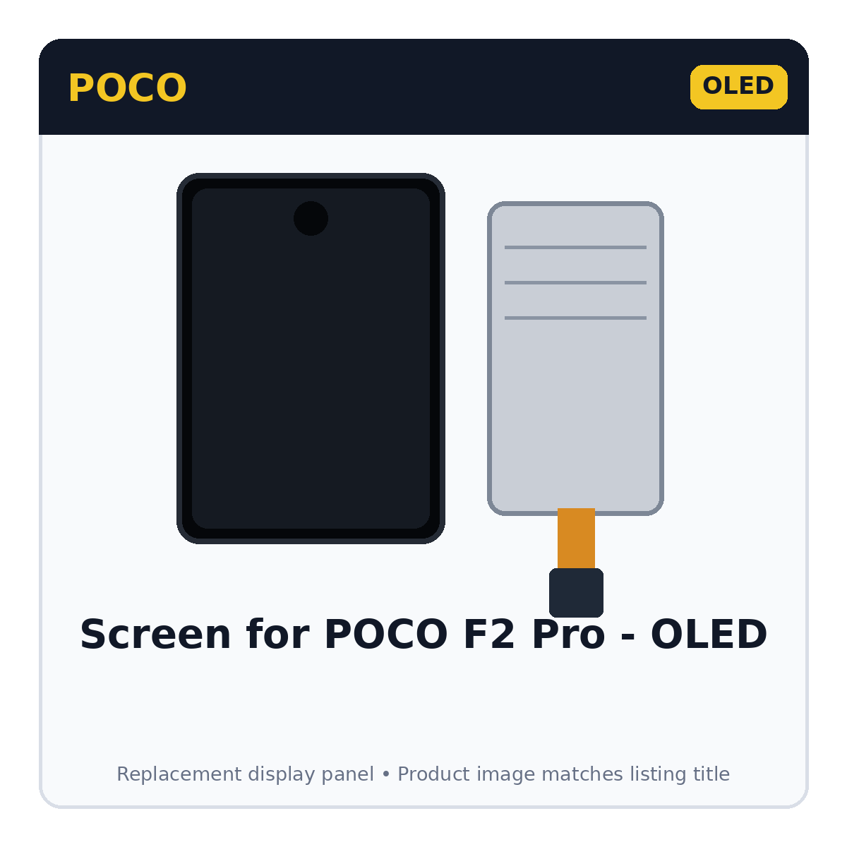 Screen for POCO F2 Pro - OLED