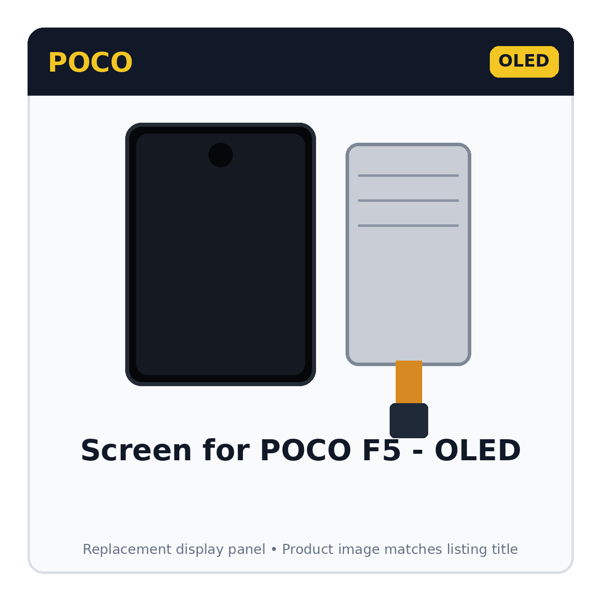 Screen for POCO F5 - OLED