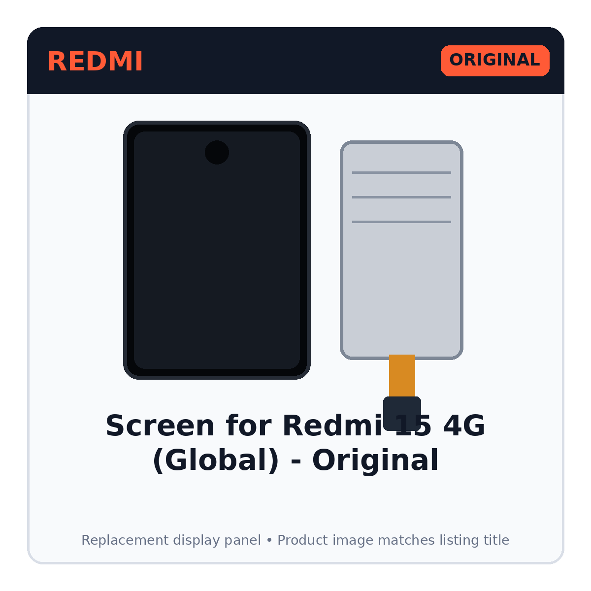 Screen for Redmi 15 4G (Global) - Original