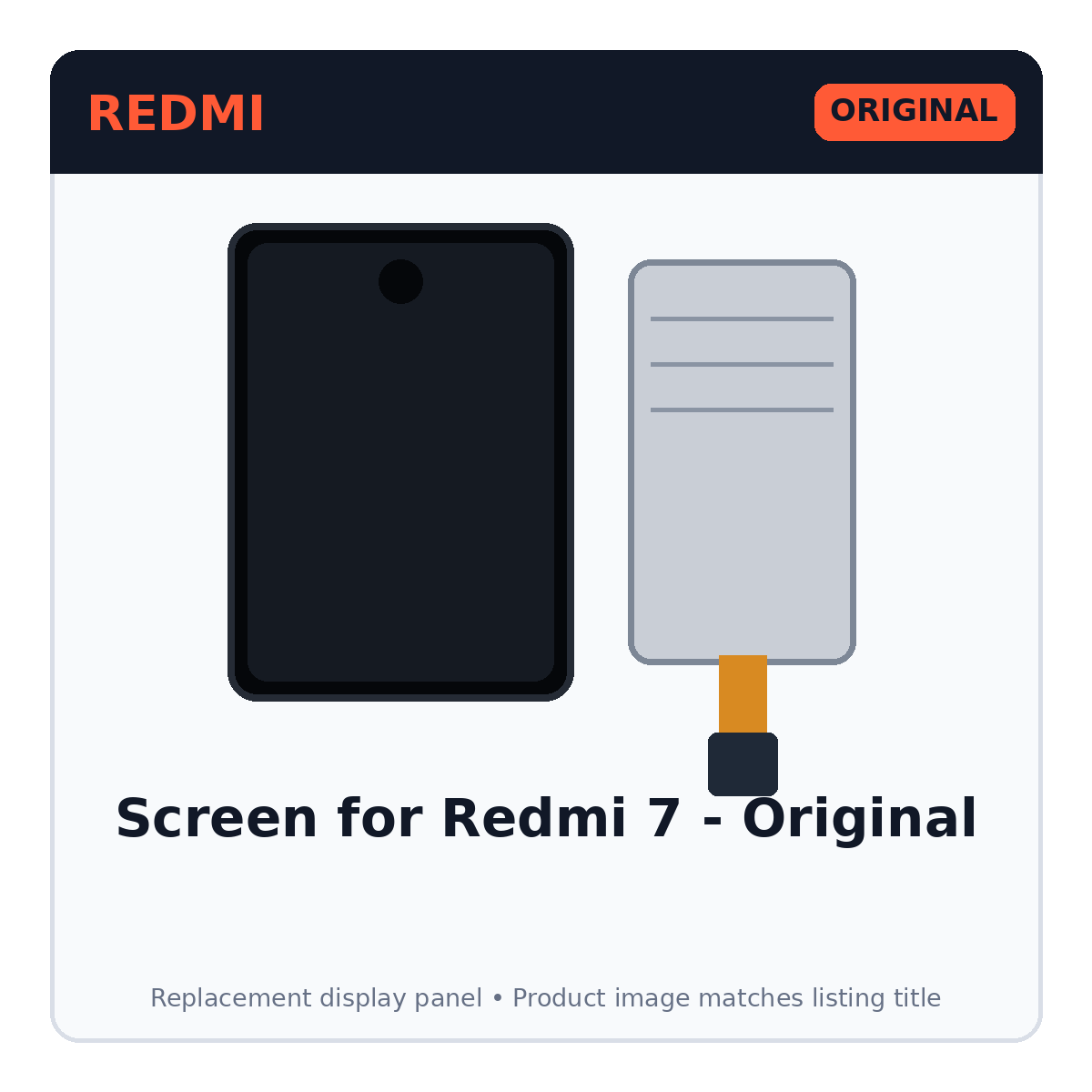 Screen for Redmi 7 - Original